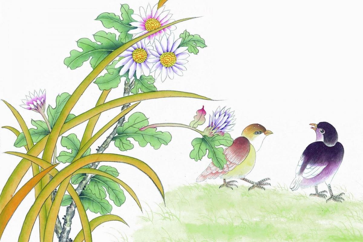 工笔花鸟画图片2