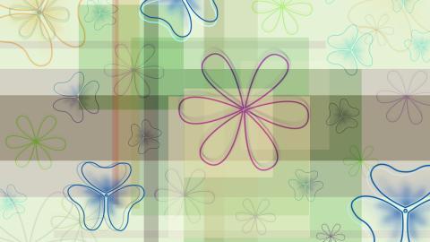 手绘鲜花图案图片