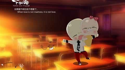 毕加猪情侣图片大全