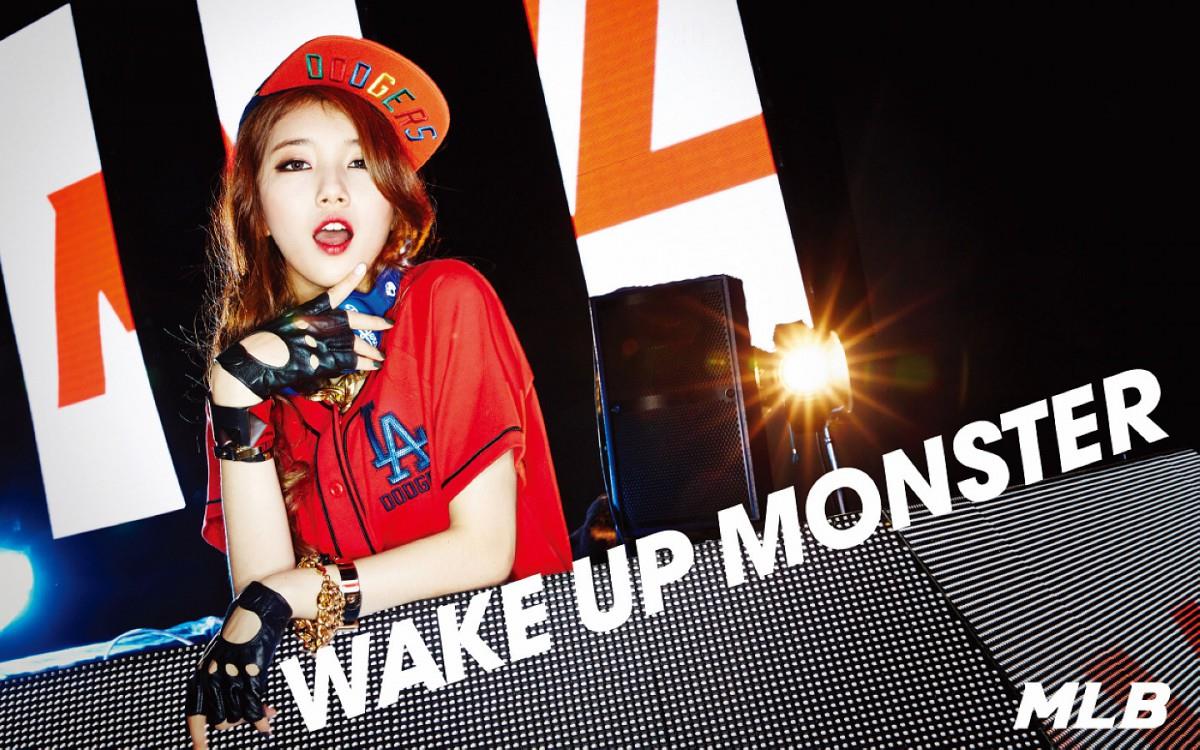 Miss A代言MLB休闲服图片