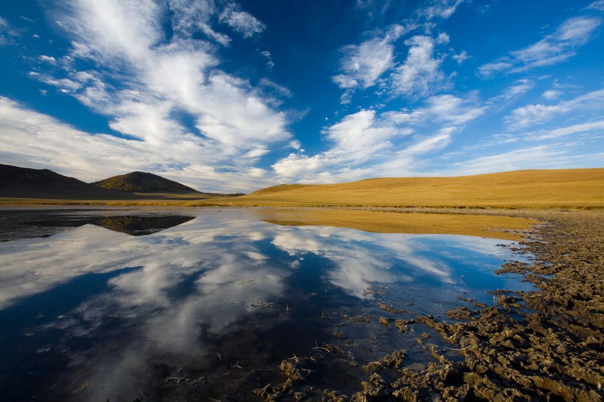 乌兰布统美丽湖泊图片大全