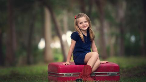 可爱的欧美小女孩图片