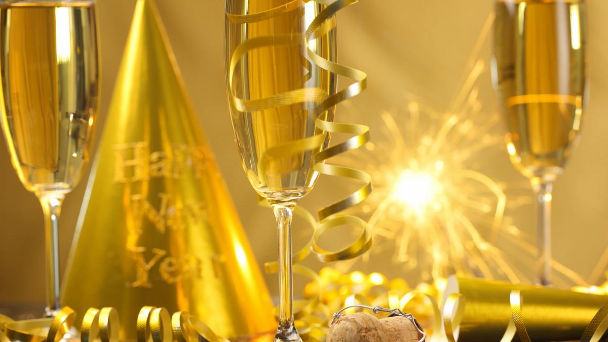 节日庆祝香槟美酒图片