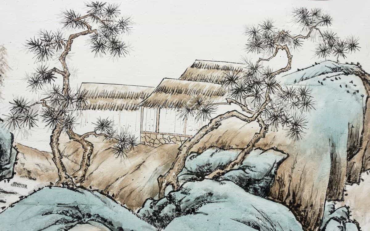 山水水墨画图片