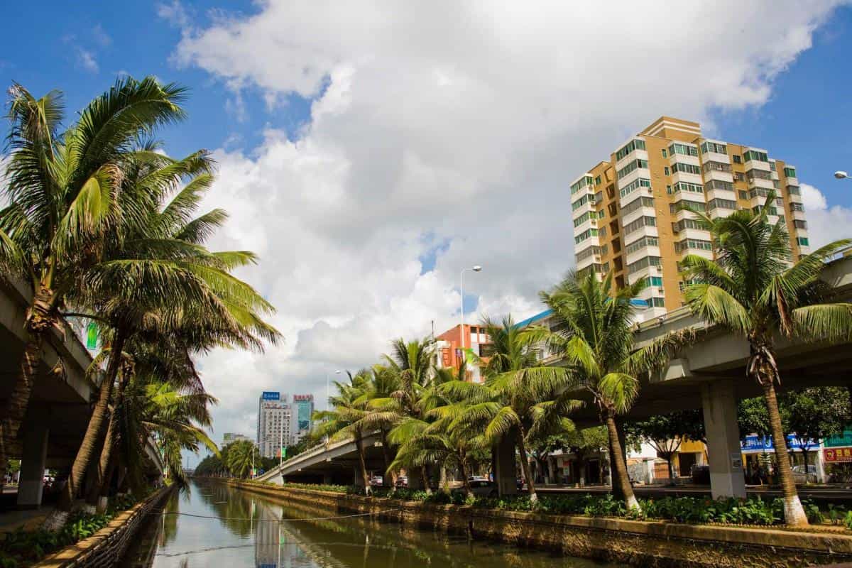 海南海口旅游城市风光图片