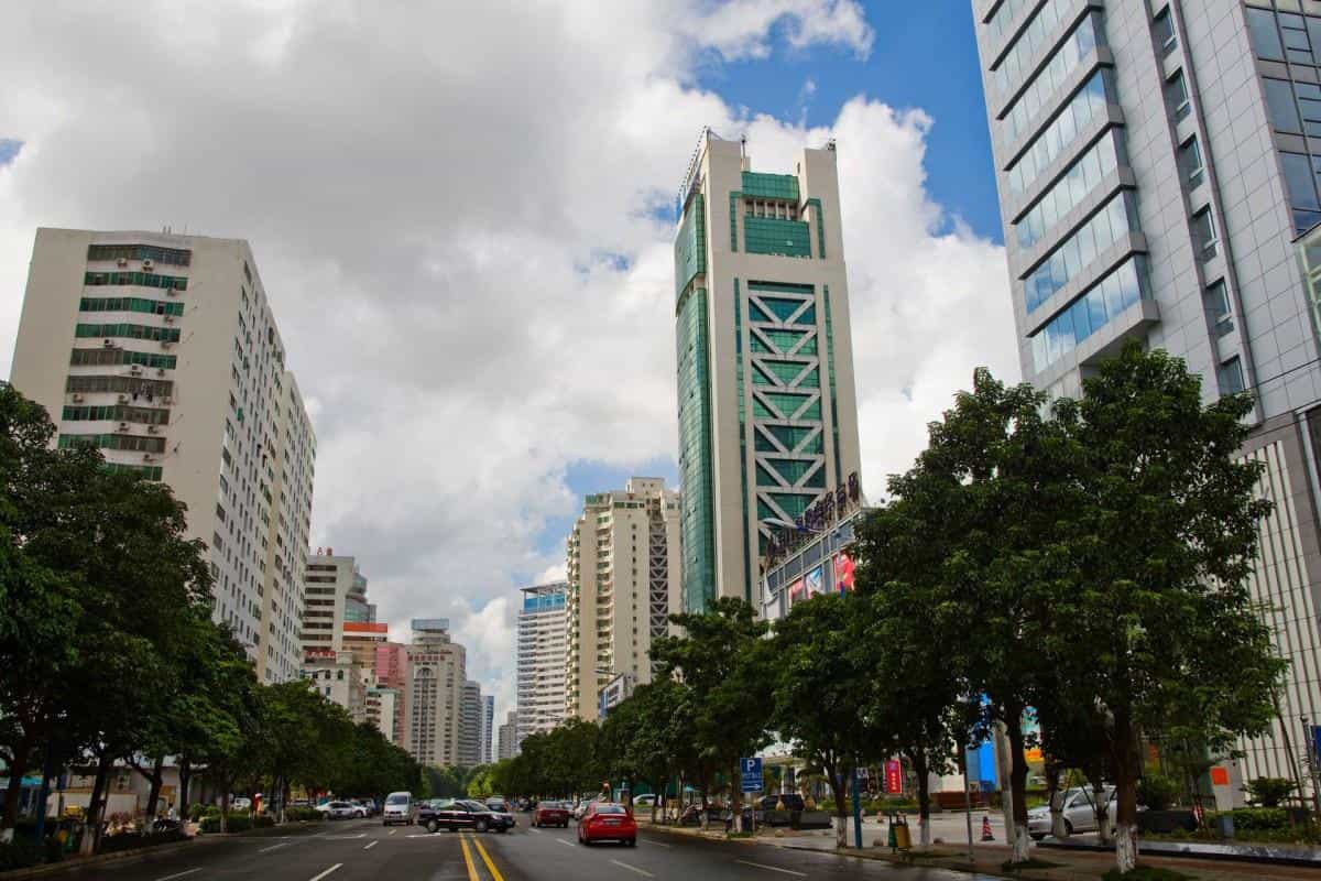 海南海口旅游城市风光图片