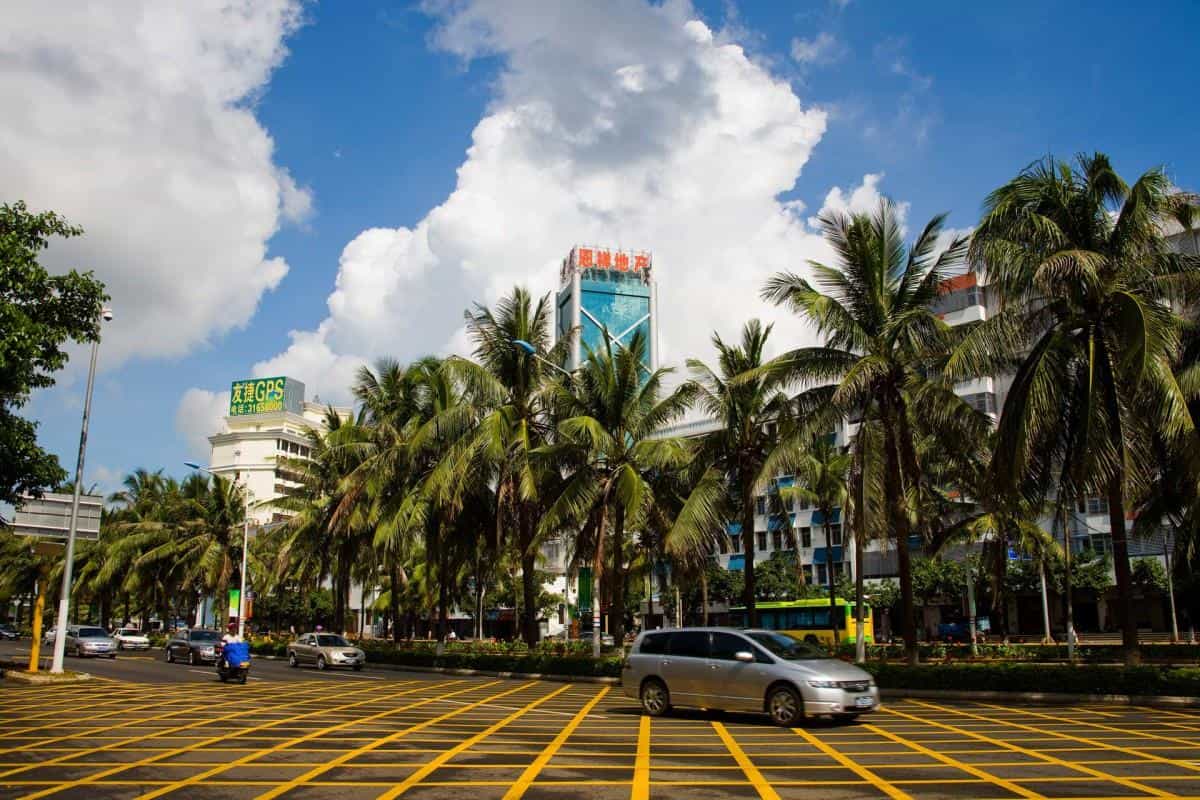 海南海口旅游城市风光图片