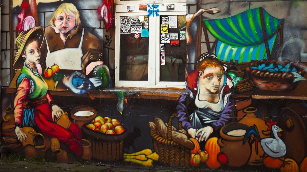 街头创意涂鸦图片