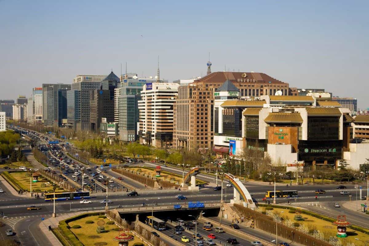 北京市西城区南部复兴门风景图片