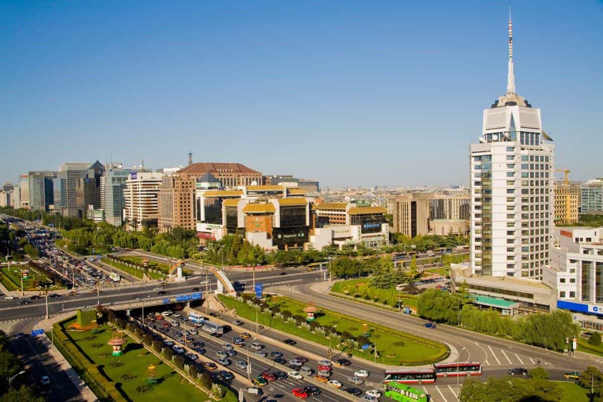 北京市西城区南部复兴门风景图片