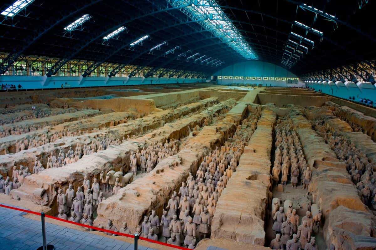 秦始皇陵兵马俑(世界第八大奇迹)图片