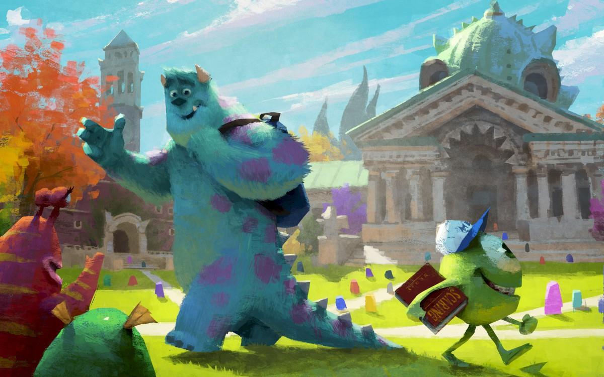 怪物大学动画片图片