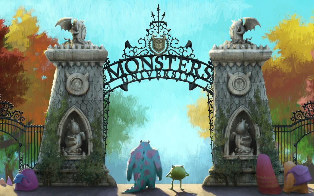 怪物大学动画片图片