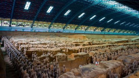 秦始皇陵兵马俑(世界第八大奇迹)图片