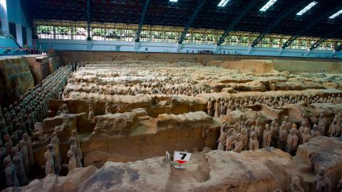 秦始皇陵兵马俑(世界第八大奇迹)图片