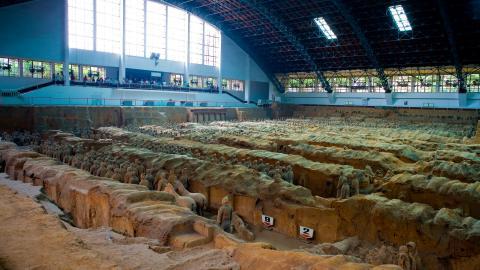 秦始皇陵兵马俑(世界第八大奇迹)图片