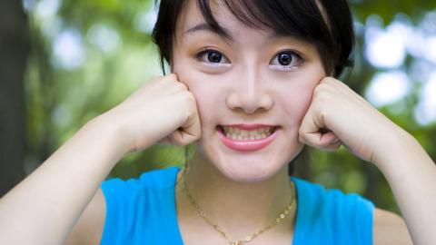 可爱少女表情图片