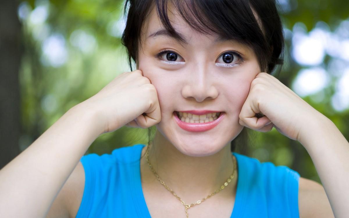 可爱少女表情图片