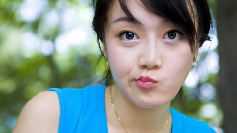 可爱少女表情图片