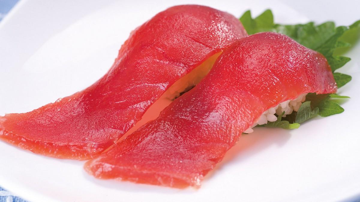 金枪鱼肉片图片