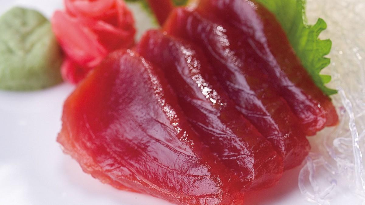 金枪鱼肉片图片