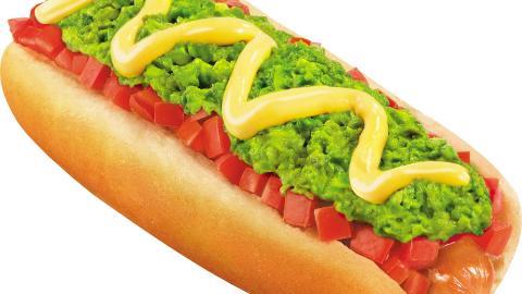 食物热狗面包图片