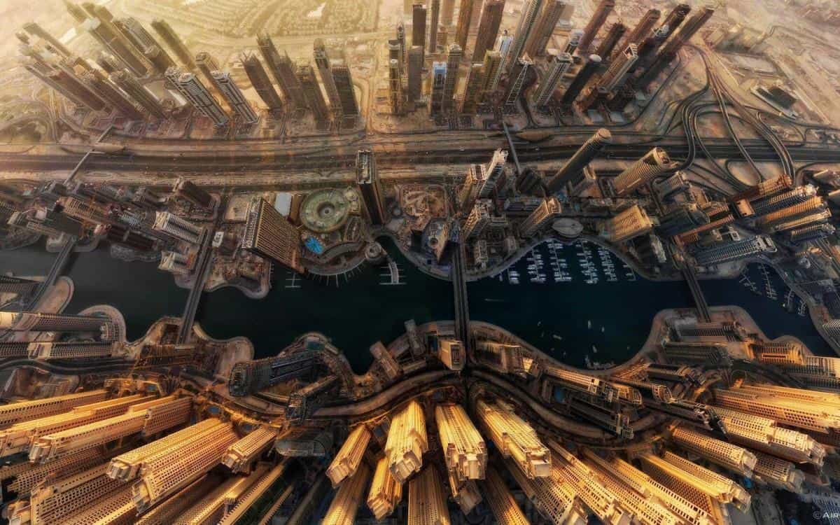 迪拜城市风景高清图片