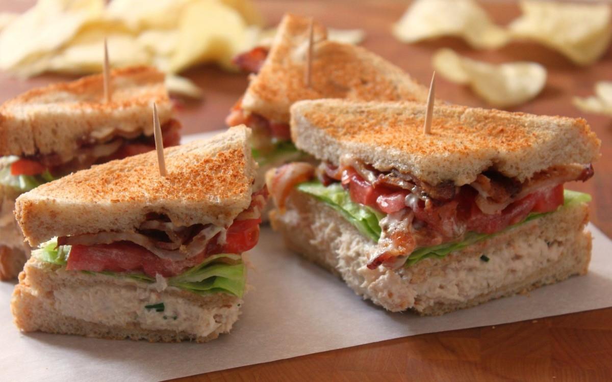 食物三明治图片