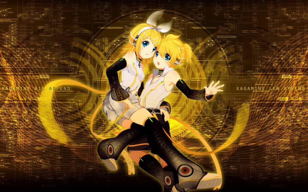 镜音双子动漫图片