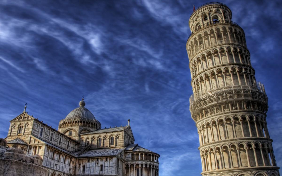 比萨斜塔图片(意大利)