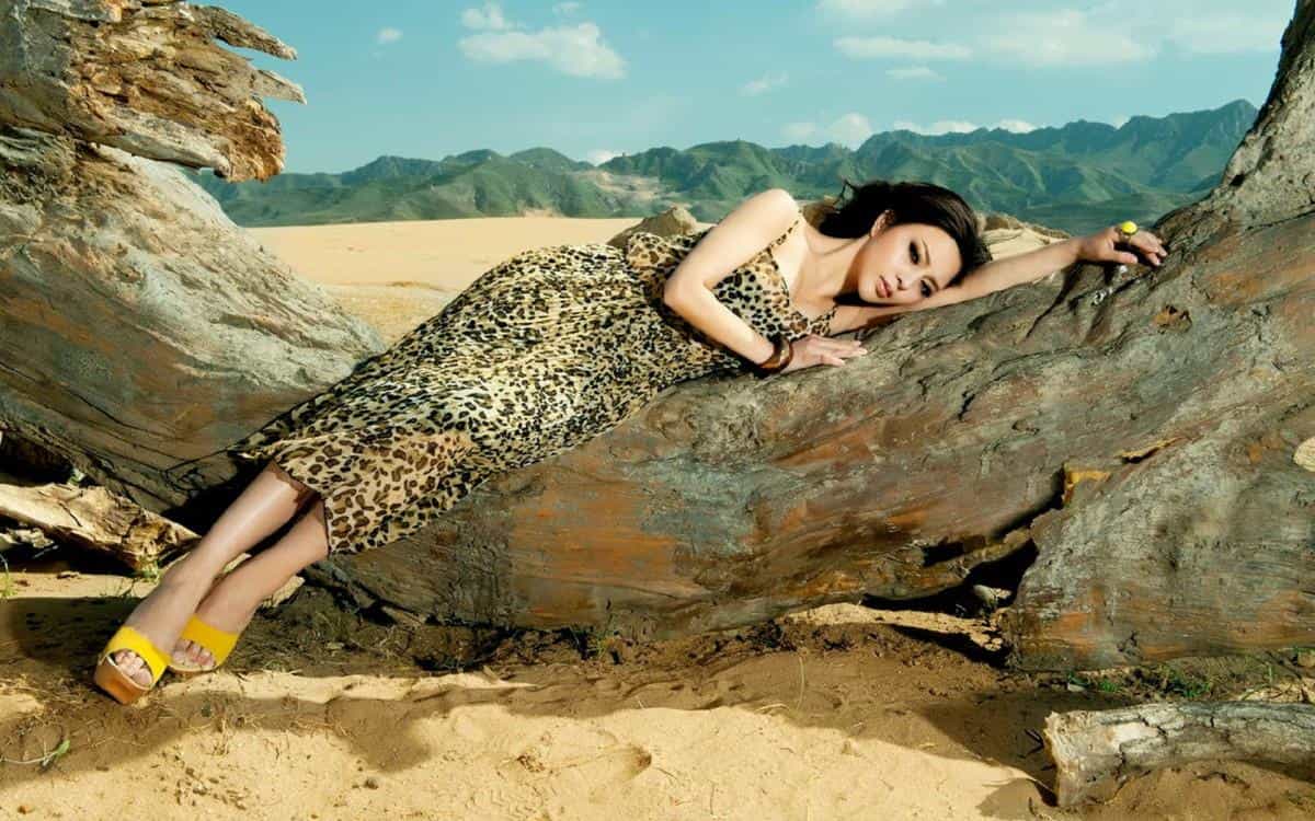 模特冯雨芝图片