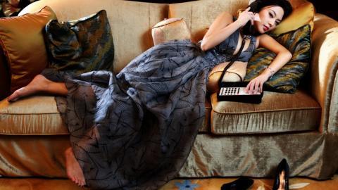 模特冯雨芝图片