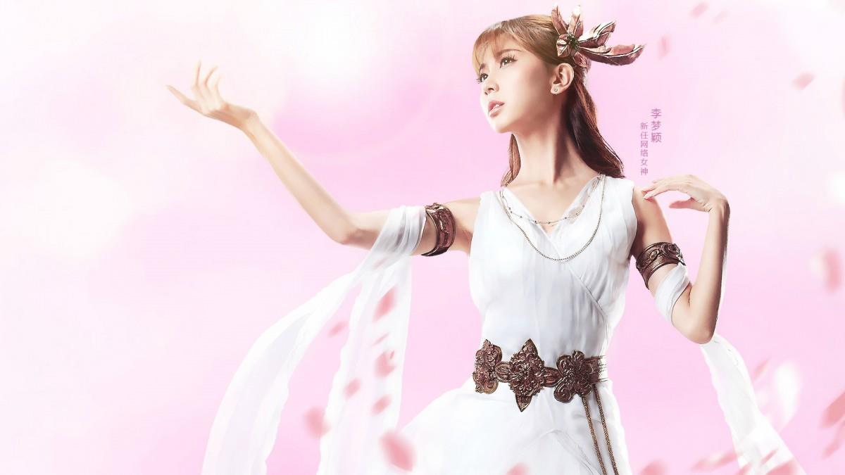 网络女神李梦颖图片