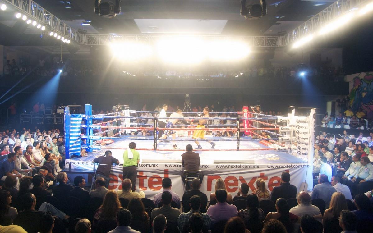 拳击比赛格斗图片