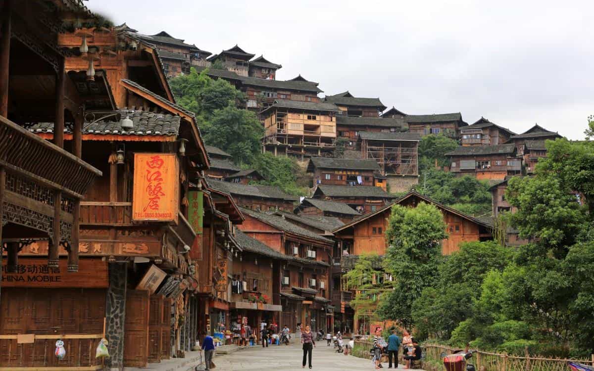 西江千户苗寨风光图片