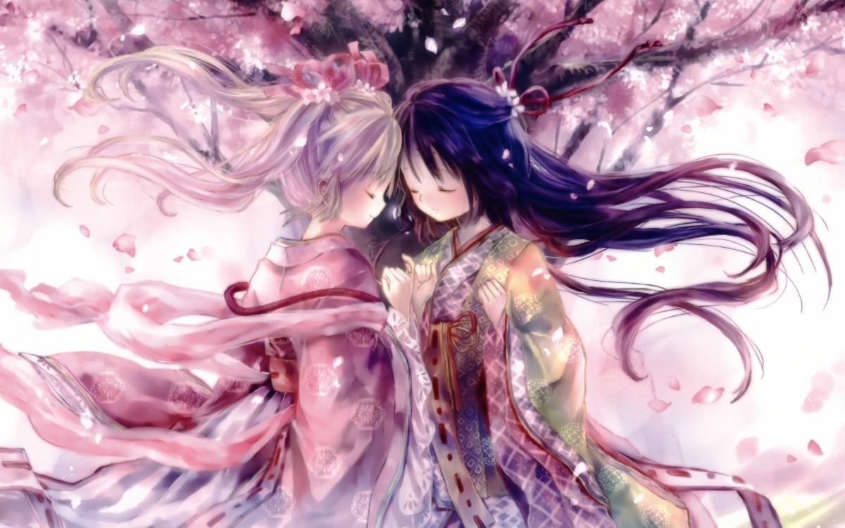 高清晰的动漫女孩图片