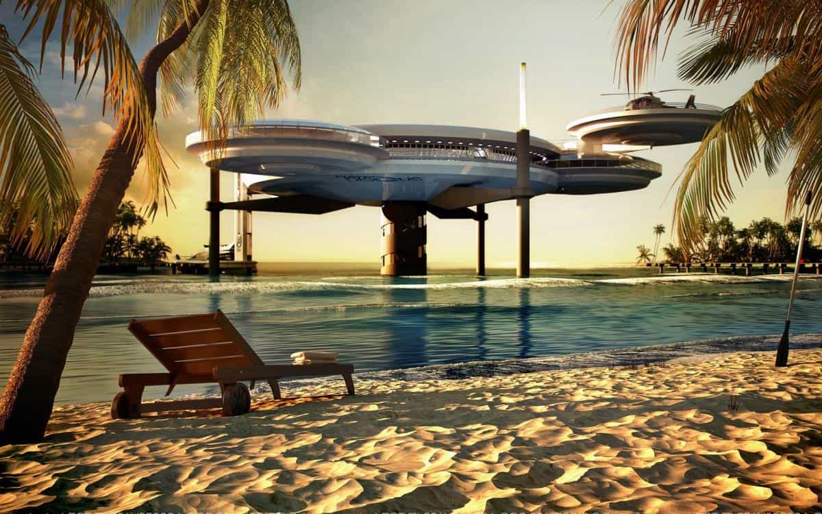 迪拜城市风景高清图片