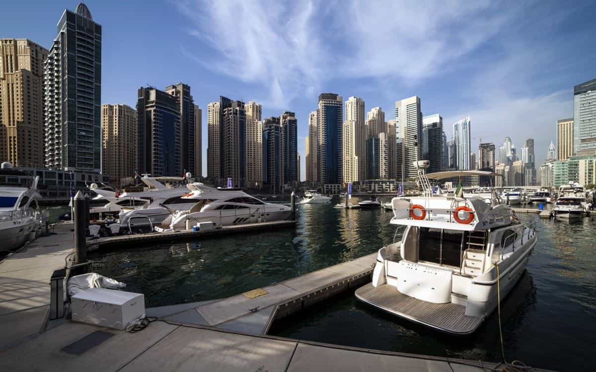 迪拜城市风景高清图片