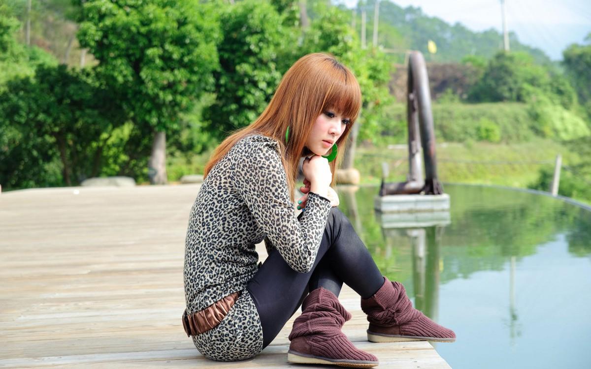 清纯可爱的果子妹妹图片