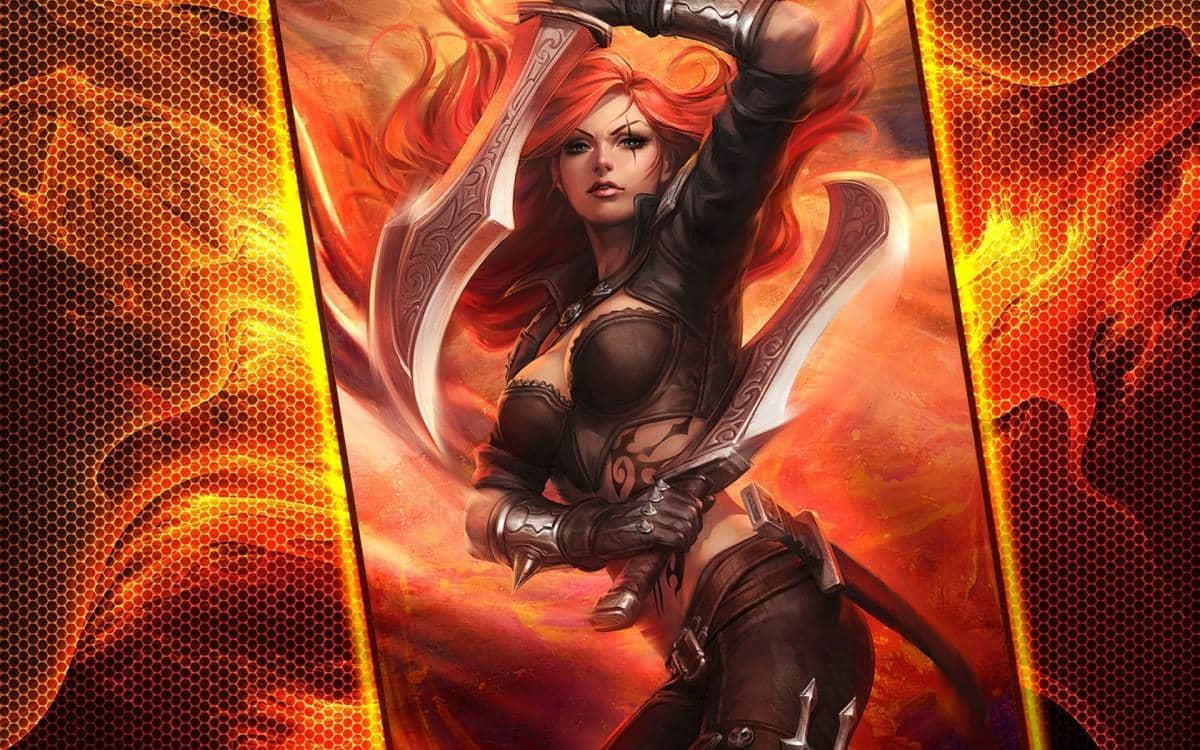 英雄联盟不祥之刃卡特琳娜图片