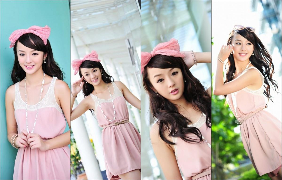 清纯如水的美女黄诗思图片