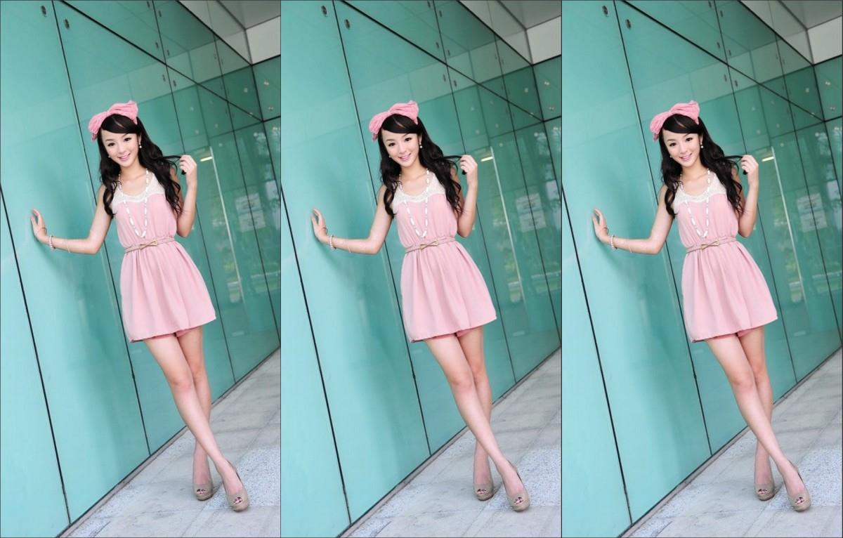 清纯如水的美女黄诗思图片