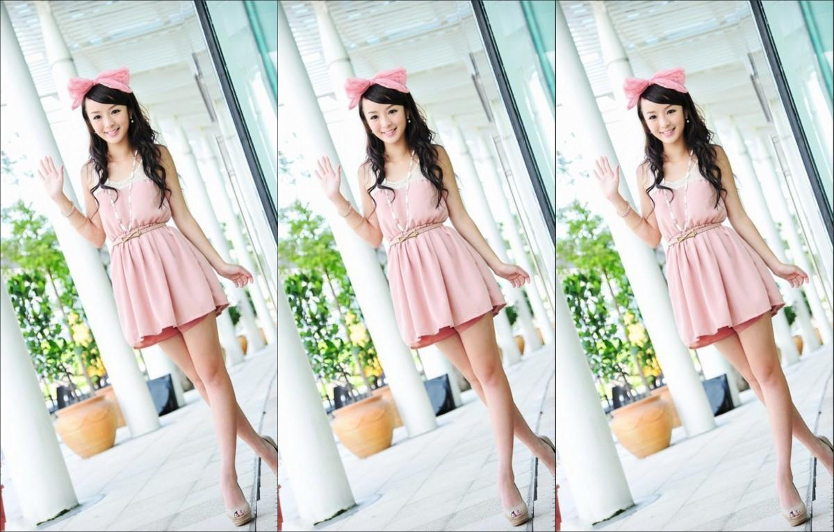 清纯如水的美女黄诗思图片