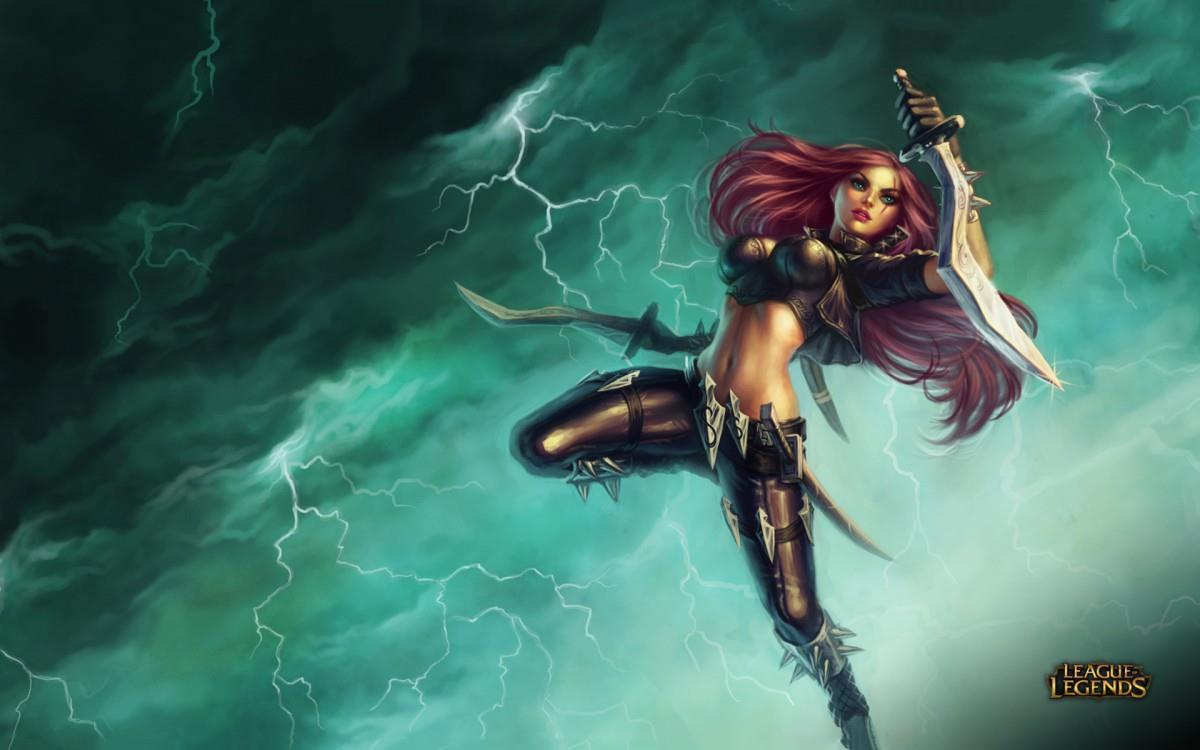 英雄联盟不祥之刃卡特琳娜图片