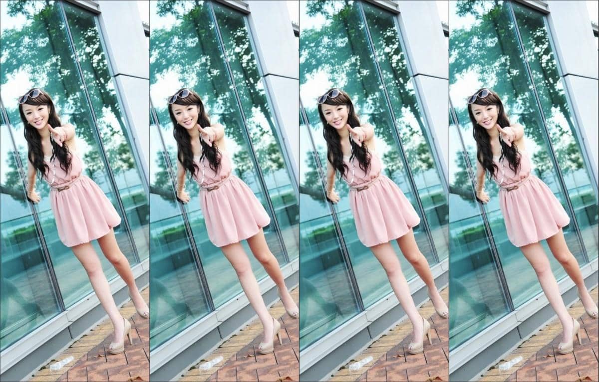 清纯如水的美女黄诗思图片