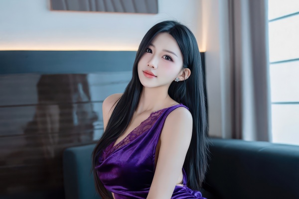 甜系天花板美女Shelly诗莉清新甜美黑丝美腿写真